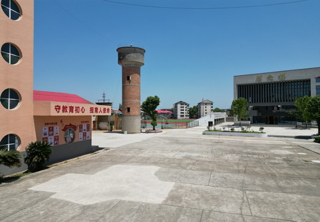 沅江二中标志性建筑水塔
